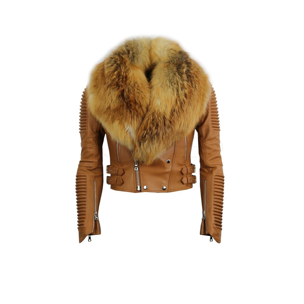 Godspeed Tan Leather Jacket Size XS